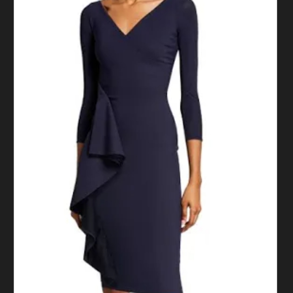 Chiara Boni navy cocktail dress